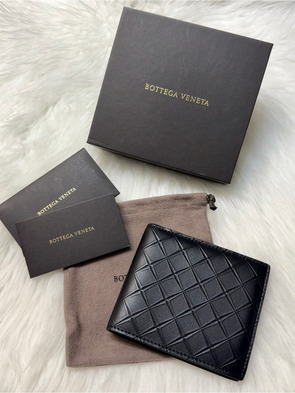 Bottega Veneta Intrecciato Bifold Mens Wallet